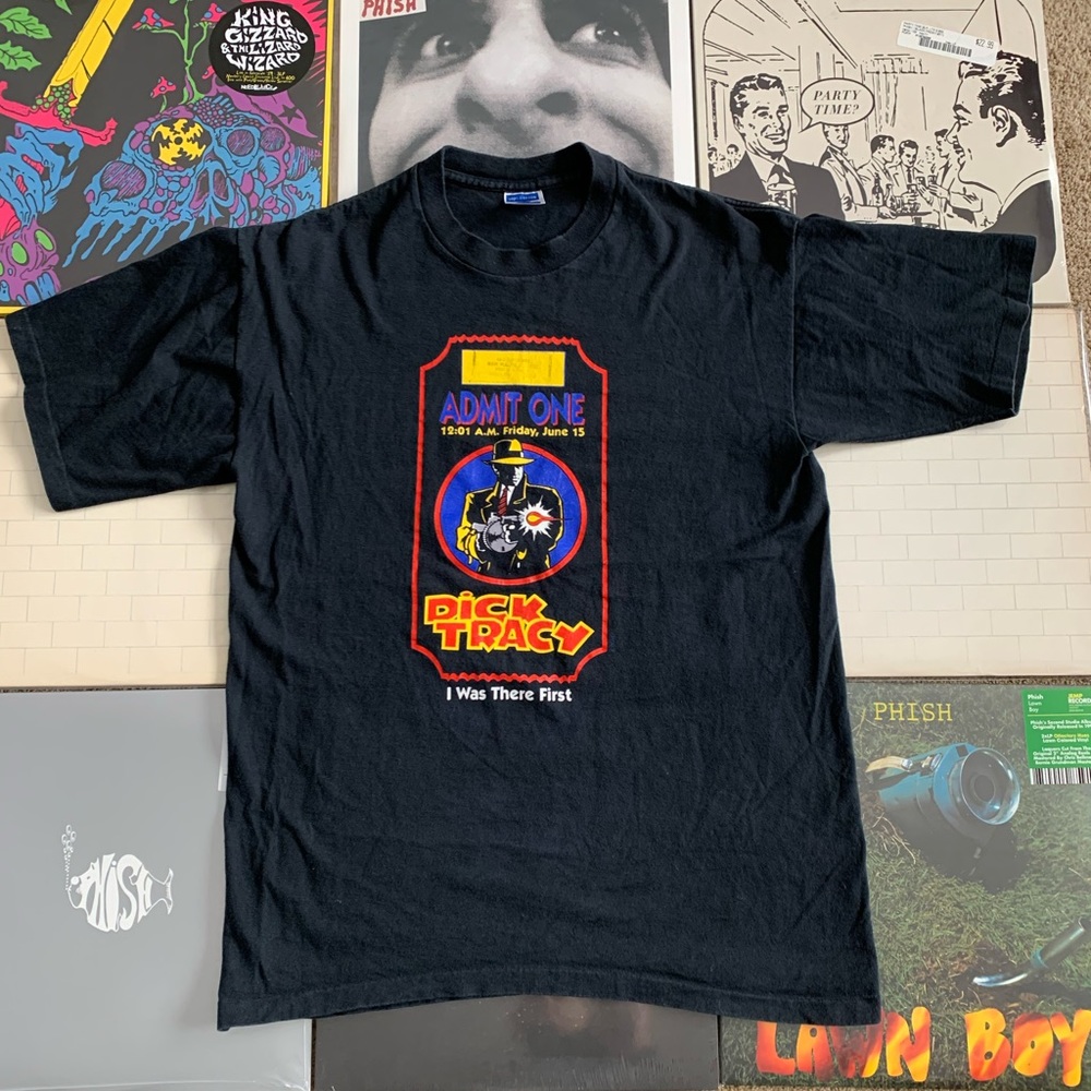 Dick Tracy movie Promo 1990 vintage t shirt